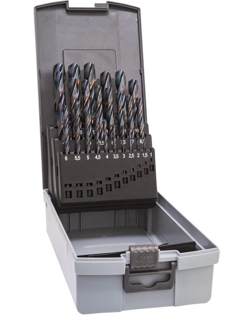 Alpen Metric HSS Sprint Master Drill Set 25pce Plastic Case