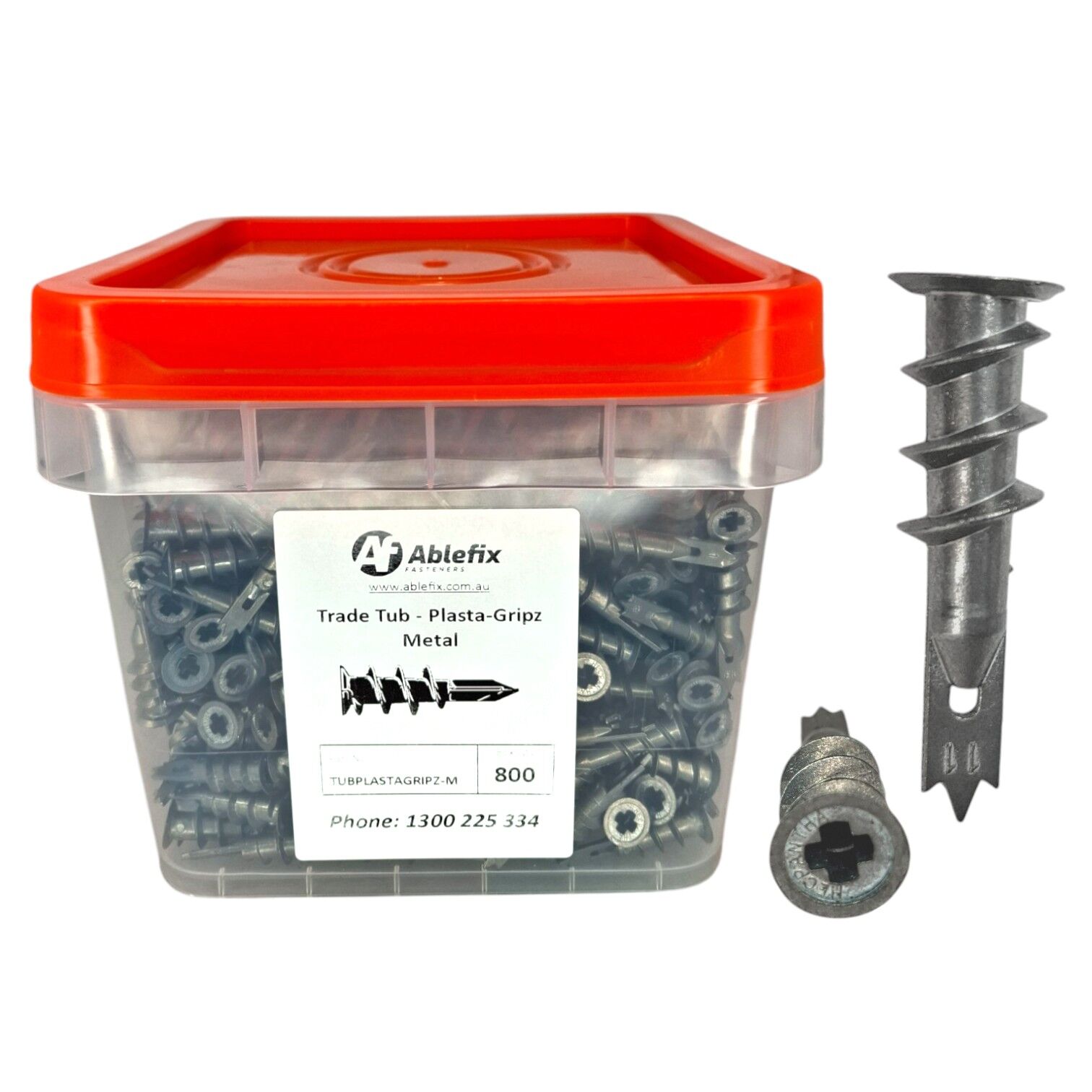 Trade Tub Plasta-Gripz Metal - Tub of 800
