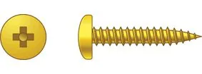 7-16X20mm ZY PH2 Needle Point Pan Head (Electrical) Screw - Box Qty: 1000