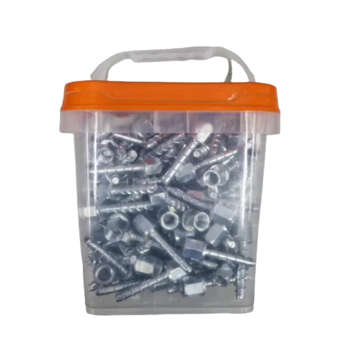 Trade Tub Concrete Vertical Anchors M10 Thread, 200 x Anchors, 1 x 6.0 x 110 SDS Plus Drill Bit & 1 x Socket Driver